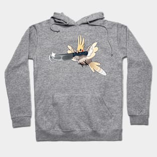 Cockatiel has had enough (Pied cinnamon Pearl) Hoodie